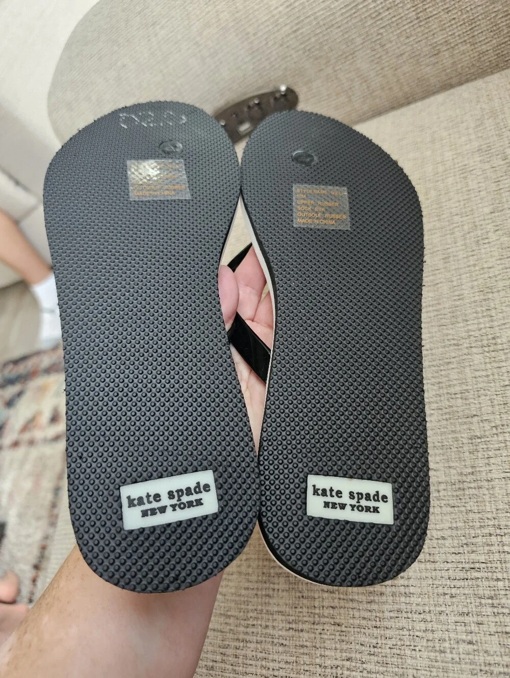 Kate Spade Mini Wedge Flip Flops - Picture 6 of 9